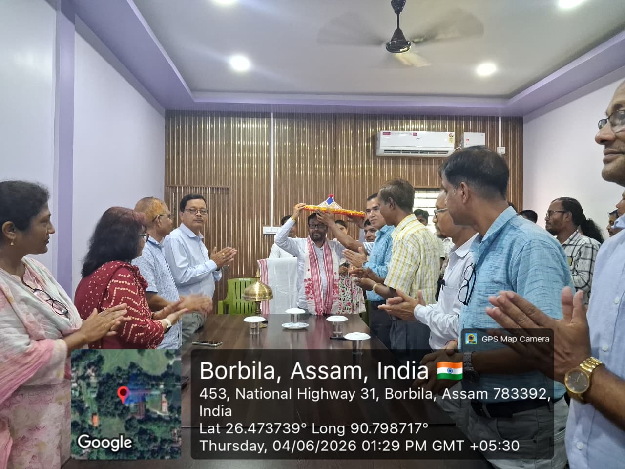 Visit of Hon’ble MLA Bhupen Ray to Our College