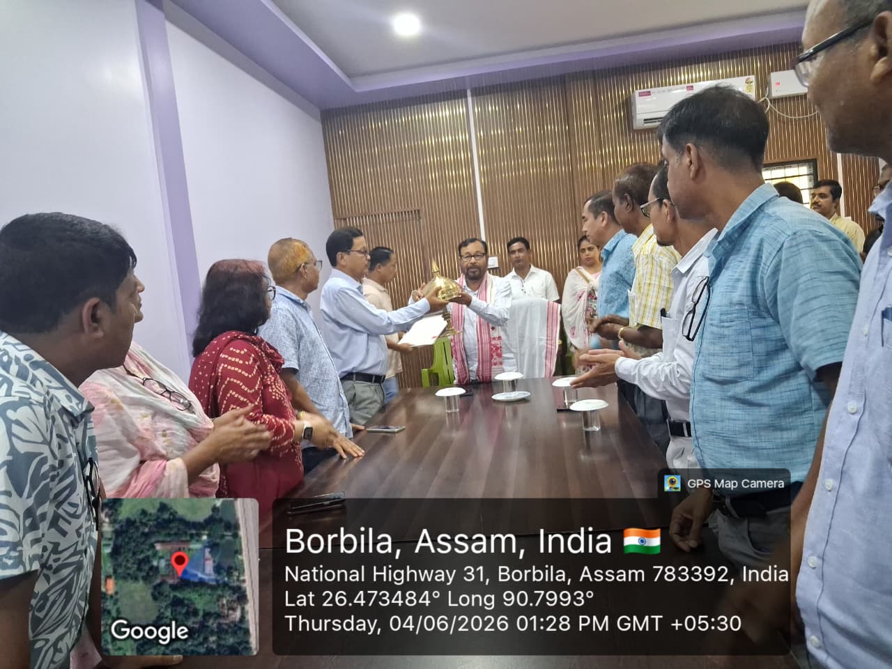 Visit of Hon’ble MLA Bhupen Ray to Our College