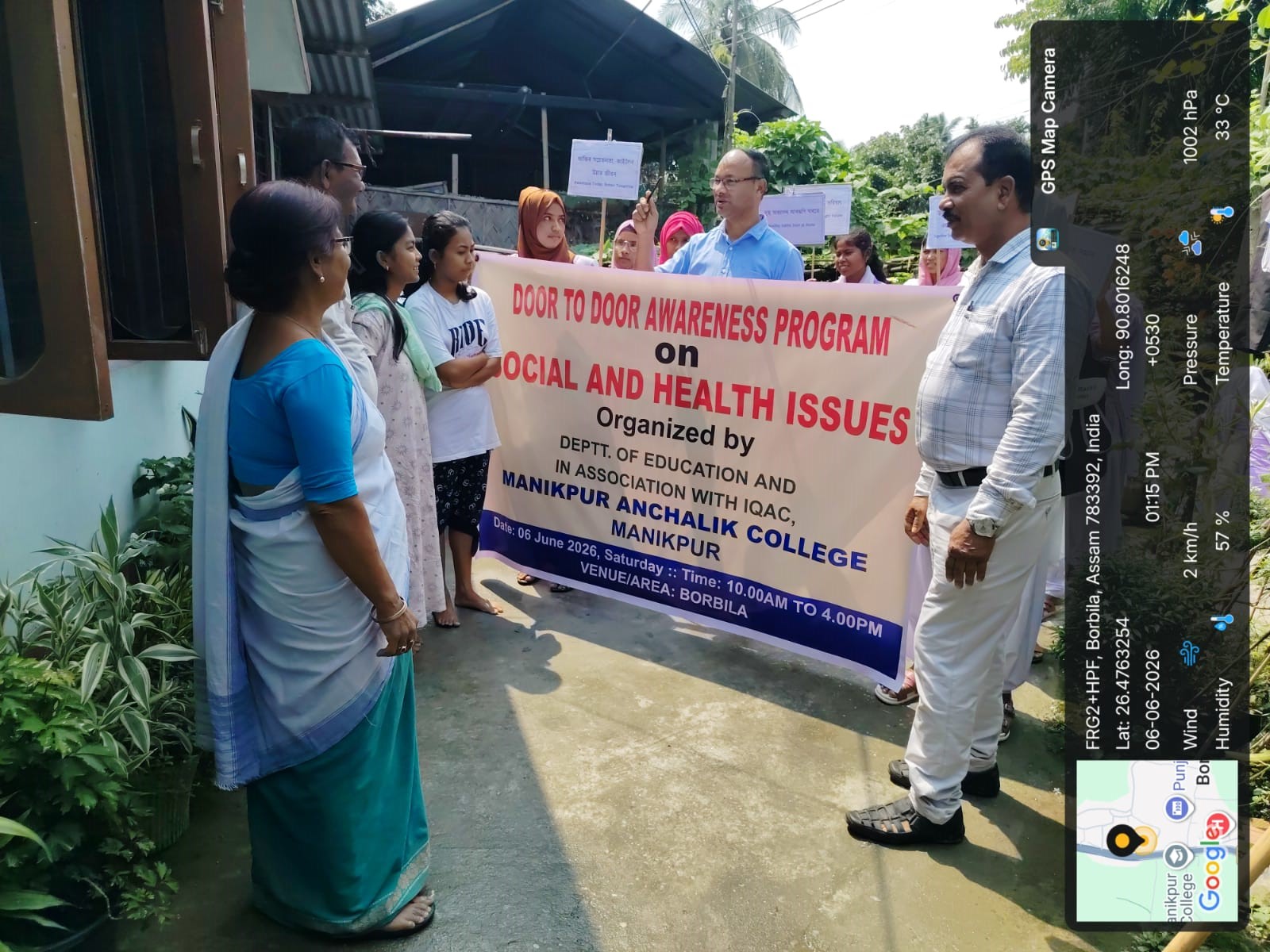 Door-to-Door Awareness Program on Social and Healt