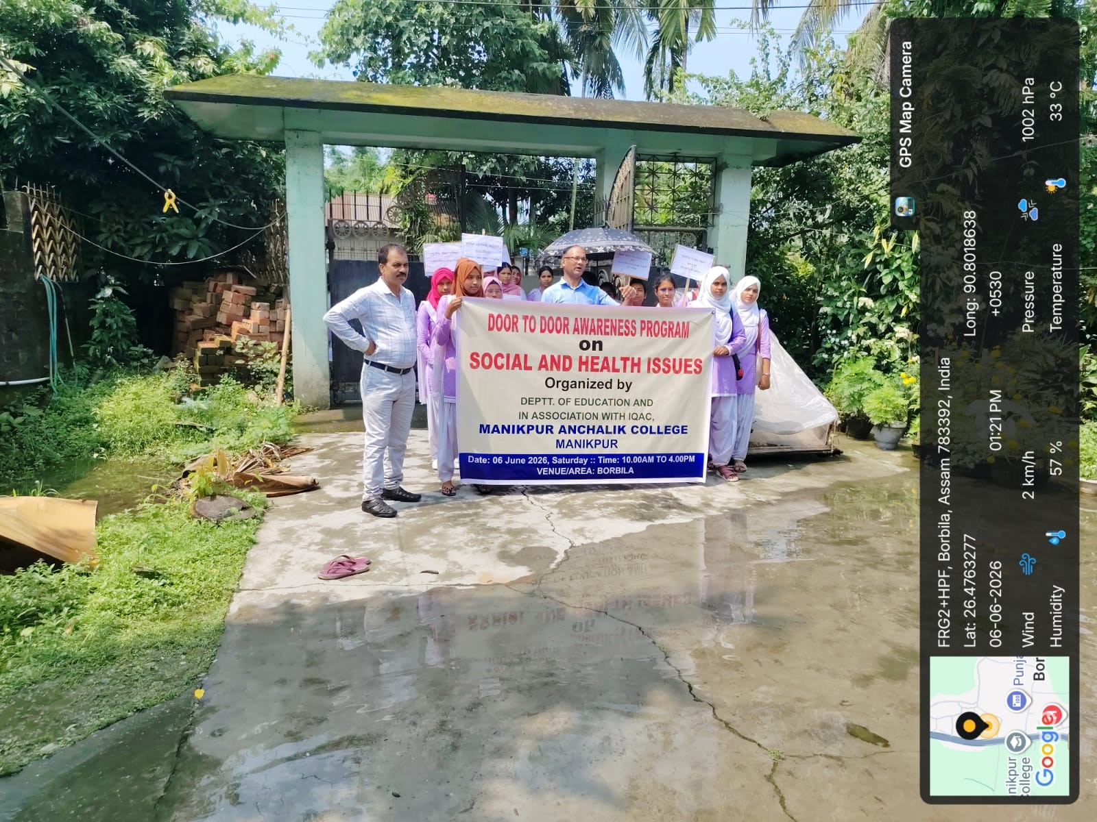 Door-to-Door Awareness Program on Social and Healt