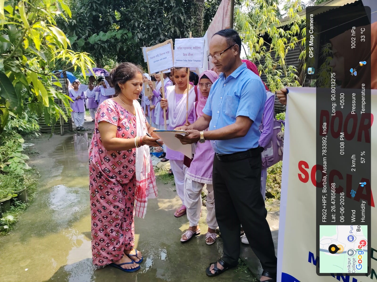 Door-to-Door Awareness Program on Social and Healt
